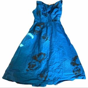 smoking lily blue dress